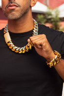 30mm cuban link chain & Bracelet set -Made To Order -> Product Details