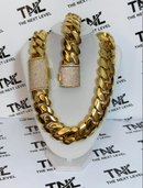 30mm cuban link chain & Bracelet set -Made To Order -> Product Details