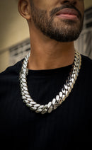 22mm Heavy cuban link - gold plated 5x