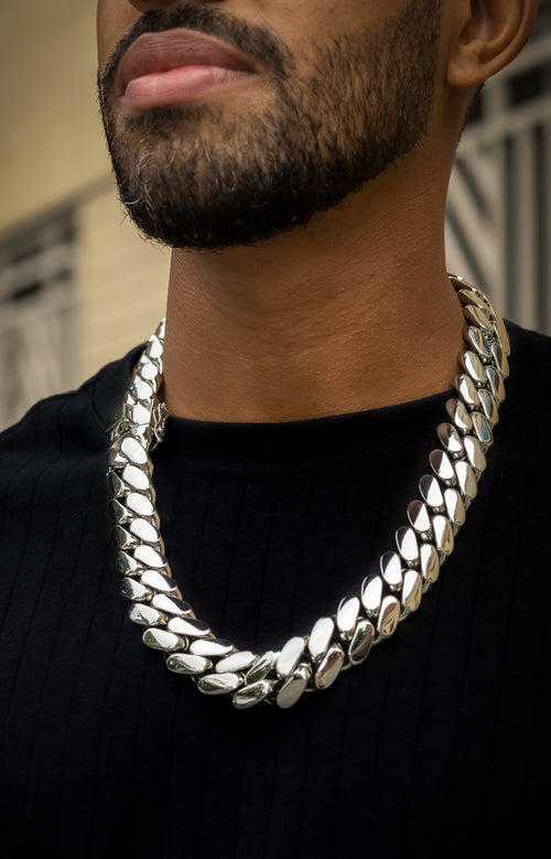 22mm Gold Cuban Link Chain – Ultra Heavy Statement | TNL Signature