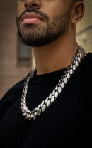 22mm Heavy cuban link - gold plated 5x