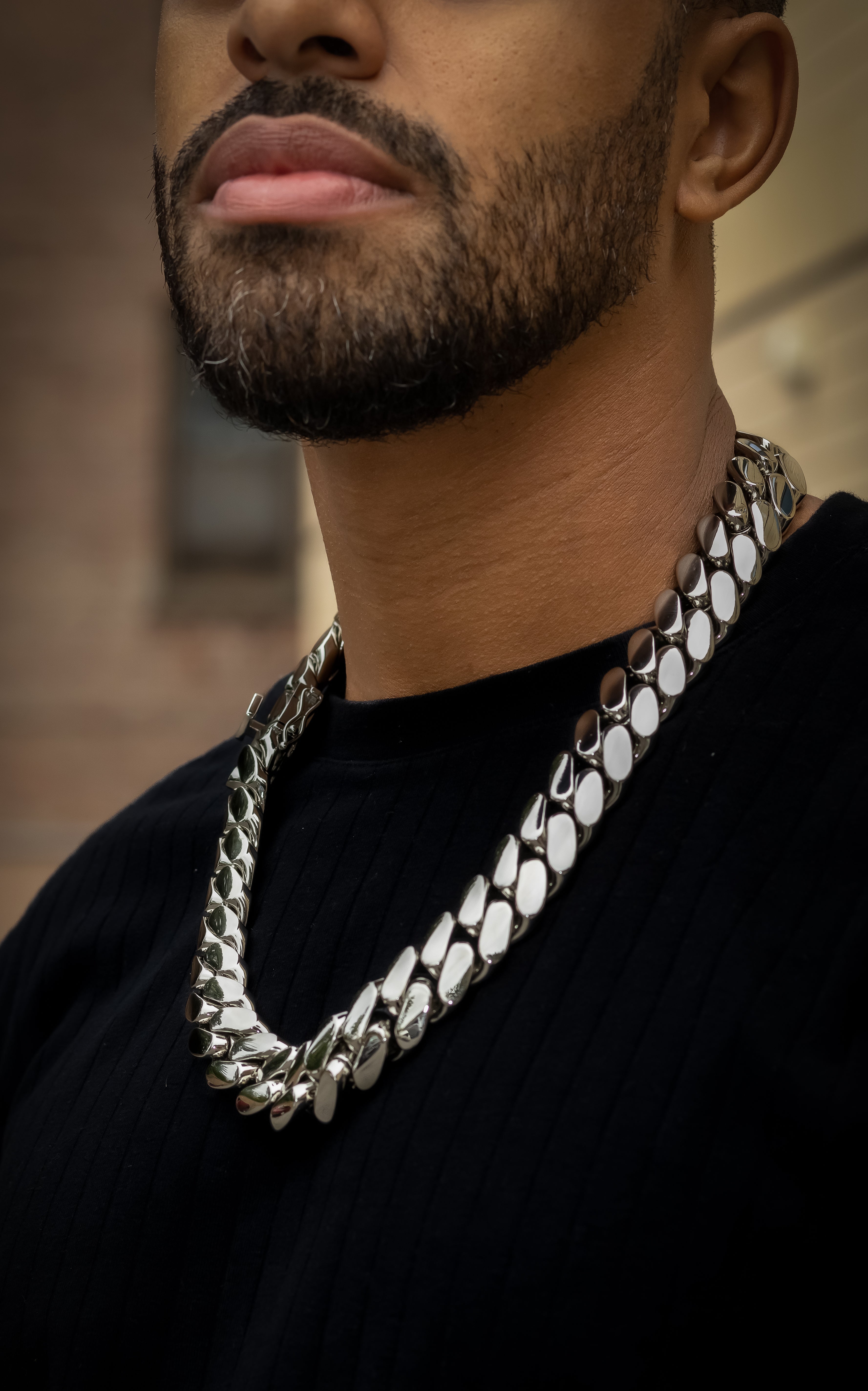 22mm Heavy cuban link - gold plated 5x