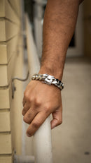 20mm white gold bracelet-miami cuban link bracelet-for men