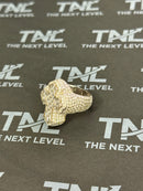TNL Iced Out Cross Ring ✝️ – White Gold Finish Over 925 Sterling Silver | Luxury Statement Ring
