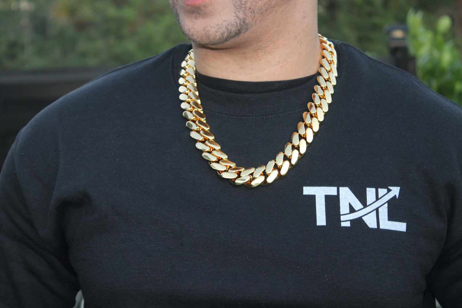 20mm Cuban Link chain -heavyweight yellow gold